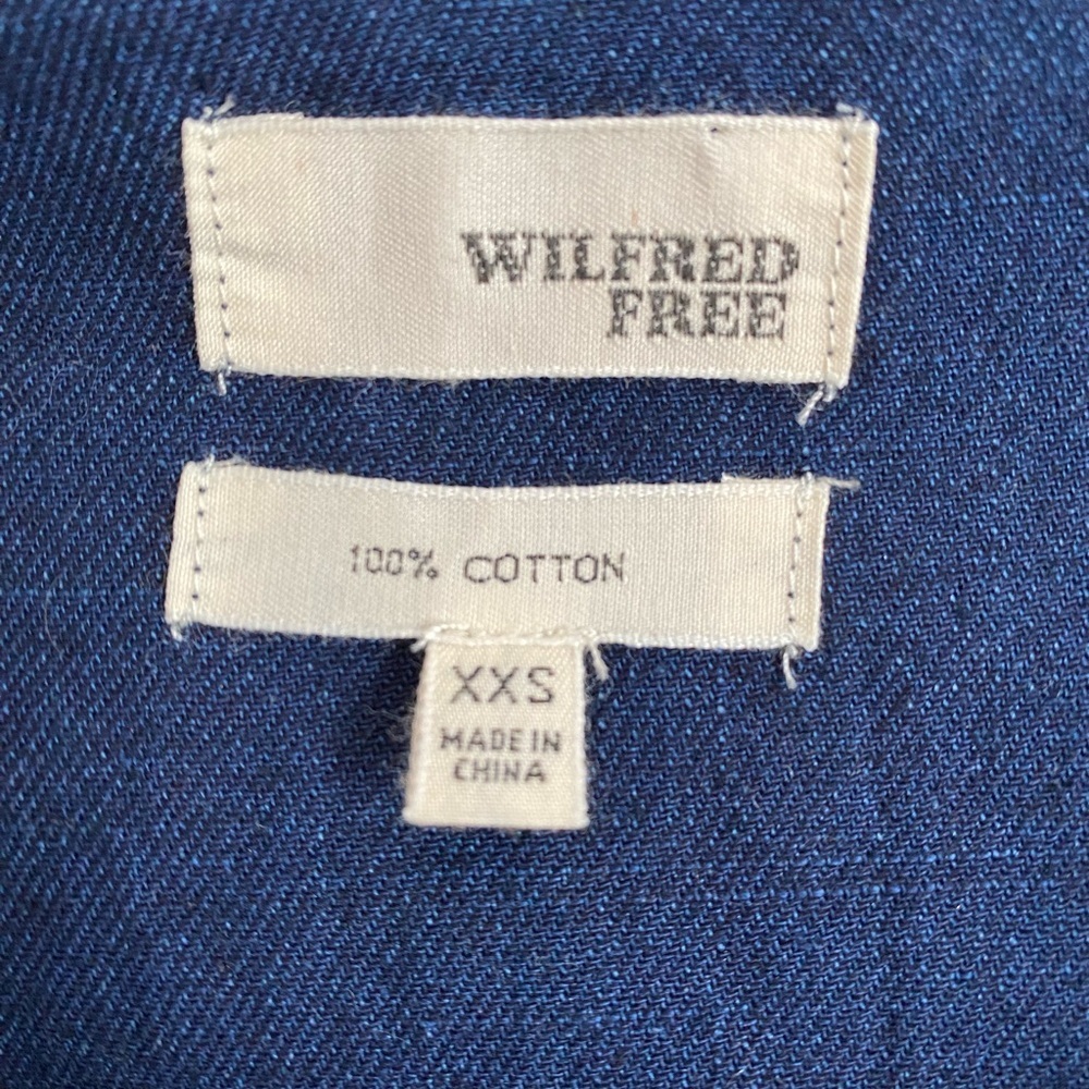 Aritzia Wilfred Free Nori Denim Dress Size XXS - Picture 9 of 12
